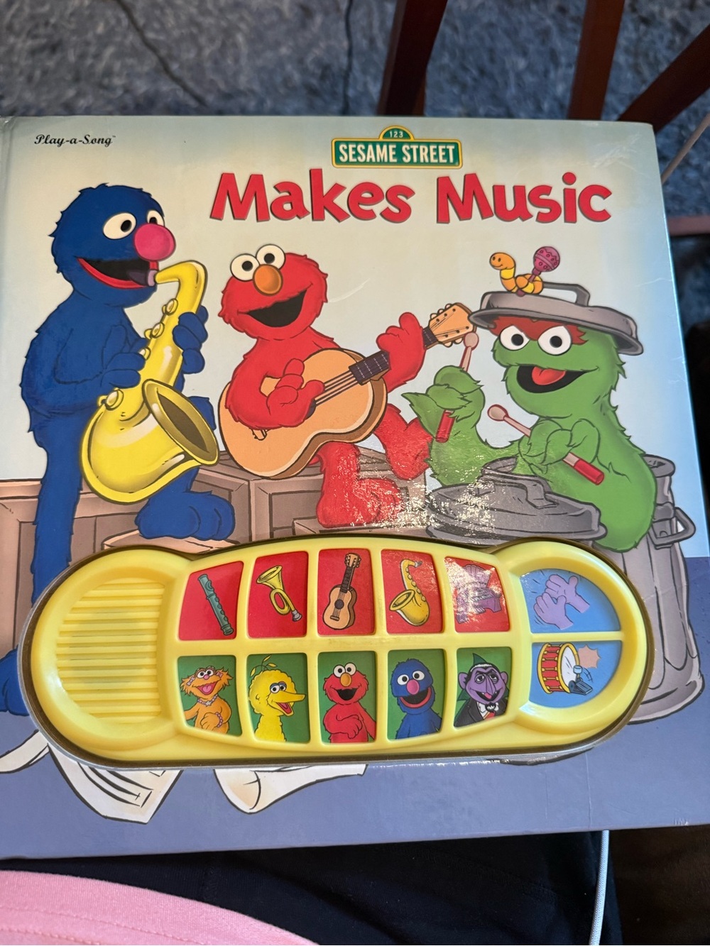 Sesame Street Makes Music Kids Music Hardcover Book